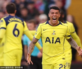 英超积分榜：热刺领先降级区1分 切尔西暂跌至第九