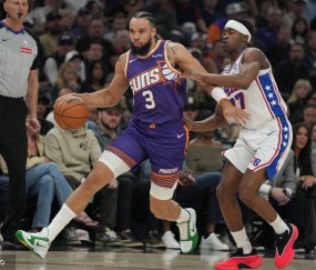 恩比德33+9马克西29+9+6 狄龙空砍28分76人客胜太阳